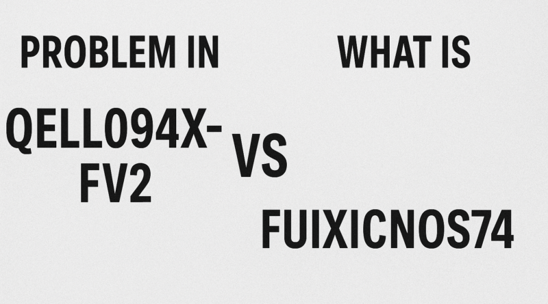 problem in qell094x-fv2 model what is fuixicnos74 model