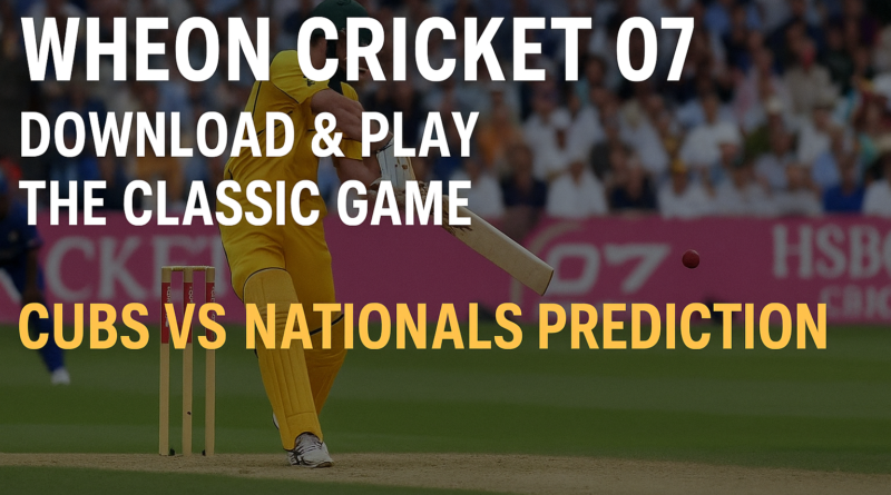 Wheon Cricket 07