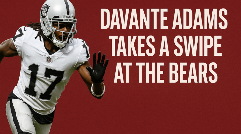 davante adams takes a swipe at the bears
