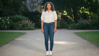 Digital creator Mhari Aurora looking at the camera in a natural light setting.”