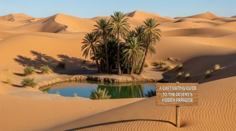 Morocco sand dunes oasis
